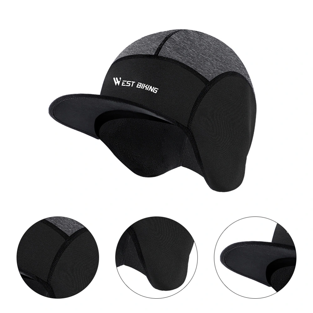 Windproof Cycling Under Helmet Bike Hat for Fall and Winter