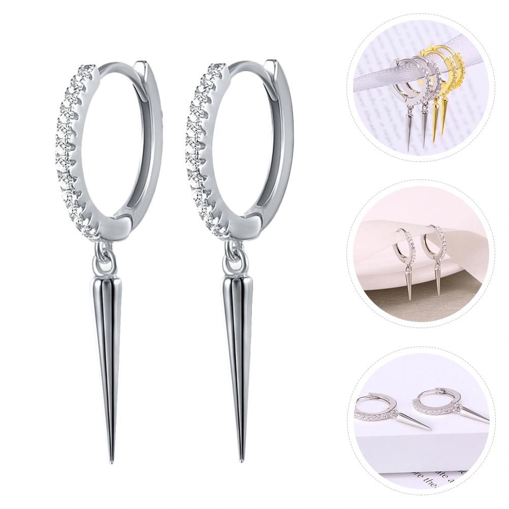 1 pair Female Ear Pendants Gorgeous Women Earrings Unique Ear Studs for Women