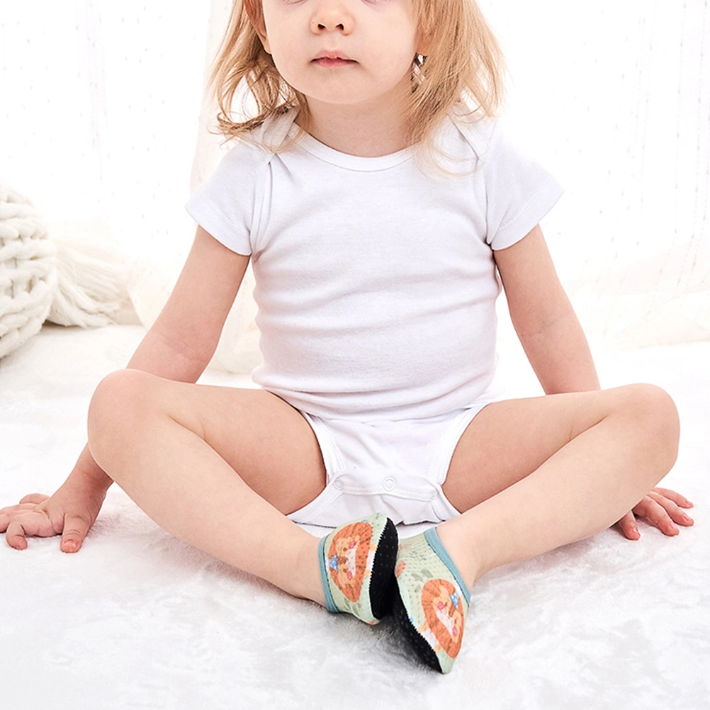 3 Pairs Non-slip Flooring Socks Particle Sole Floor Socks for Kids