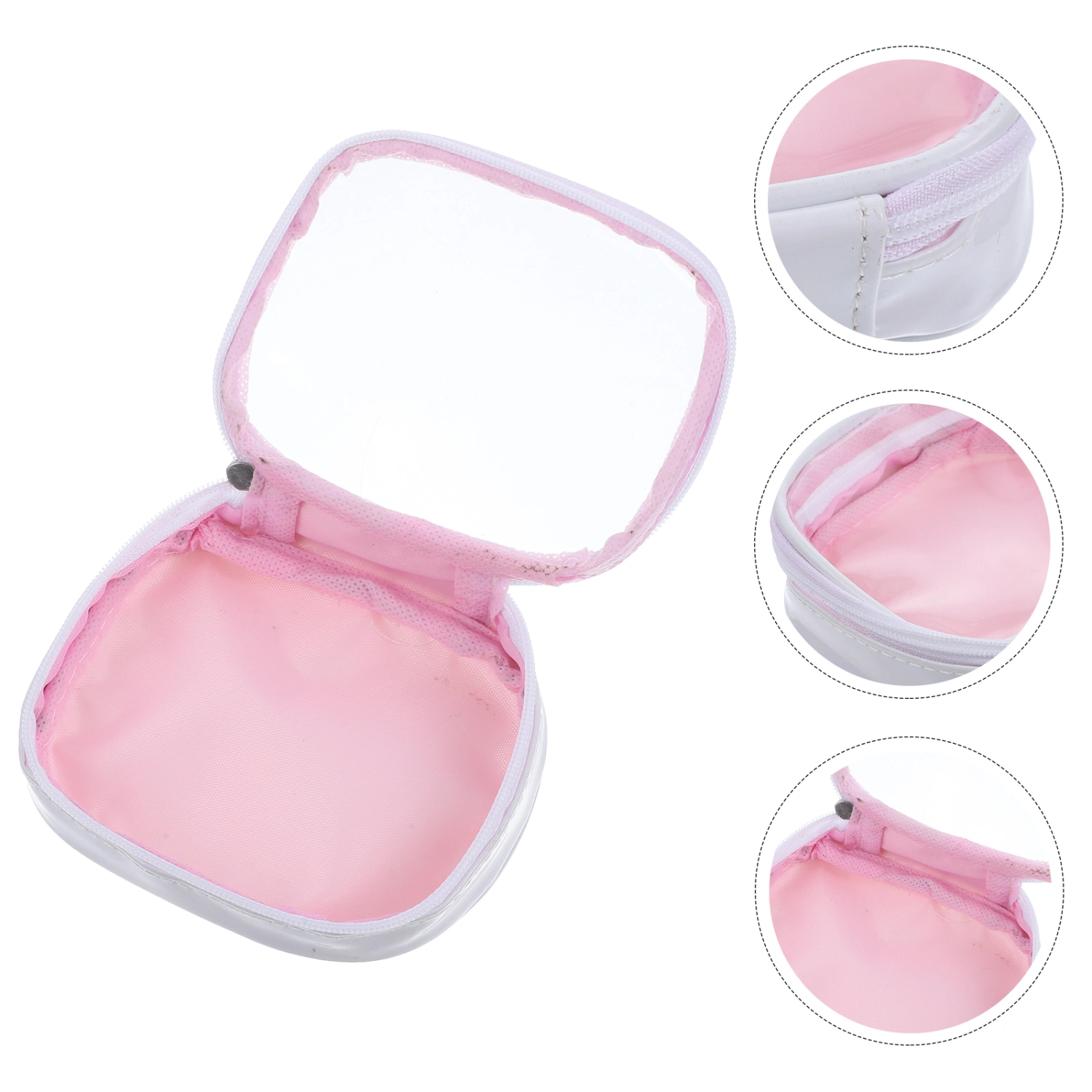 Clear Cosmetic Bag Travel Makeup Bag Portable Toiletry Bag Transparent Cosmetic Bag