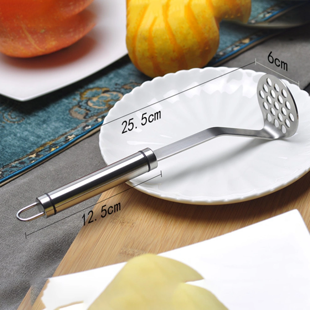 Creative Potato Masher Stainless Steel Potato Ricer Comfy Grip Presser Handle Handheld Garlic Presser for Home Kitchen Use