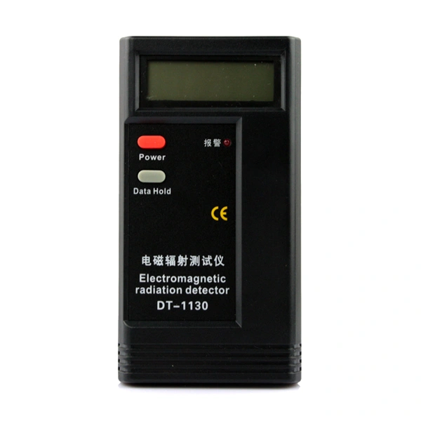 DT-1130 Portable Digital Display Electromagnetic Radiation Detector EMF Meter Tester with Stand (Black)