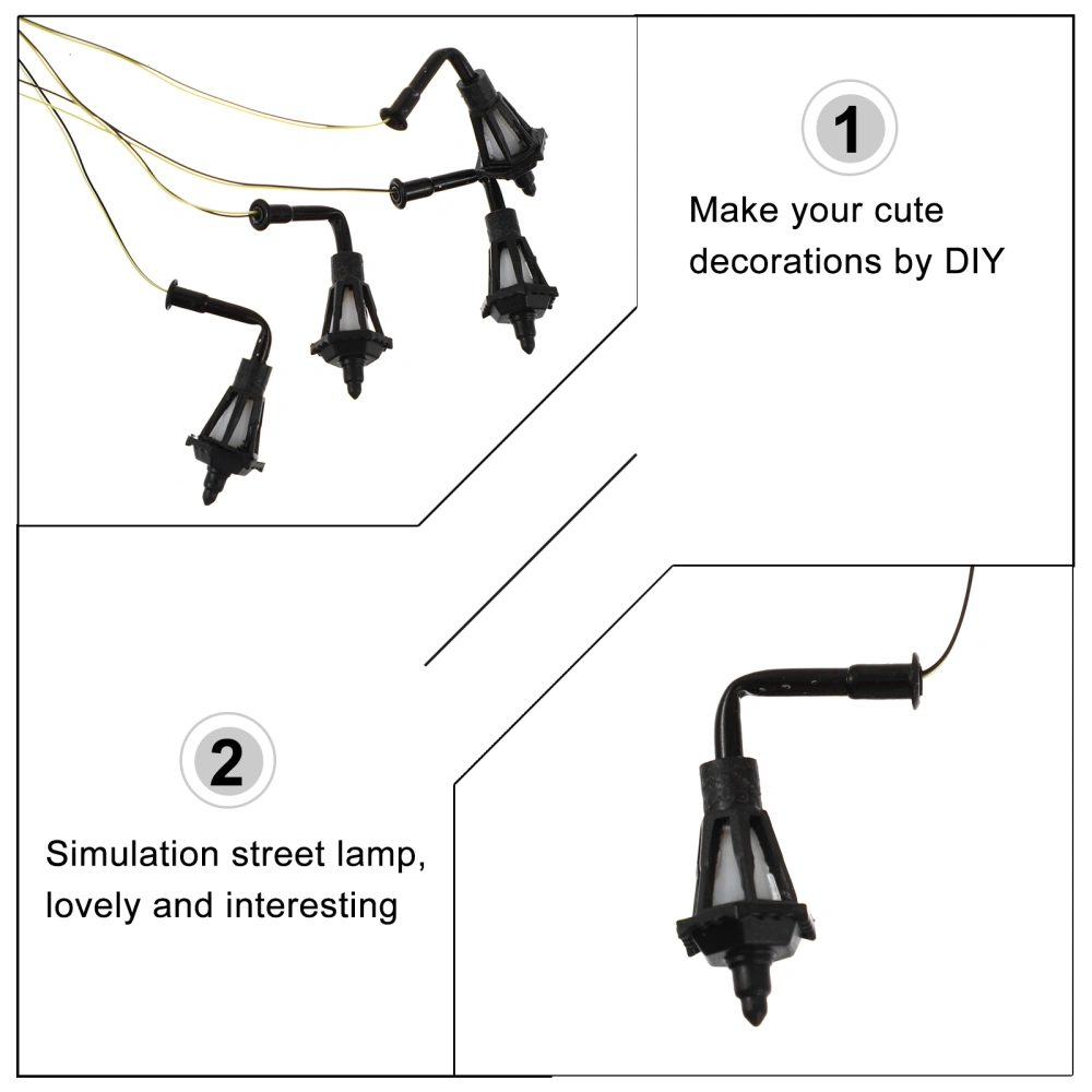 4PCS Mini Model Light Decorative Lamp Model Premium Durable Model Light