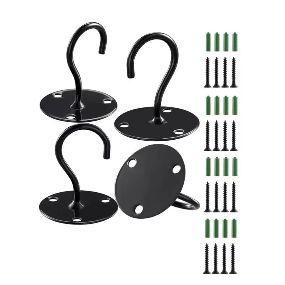 4pcs Wind Chimes Hooks Wall Hanging Hooks Windproof Plants Ceiling Hooks