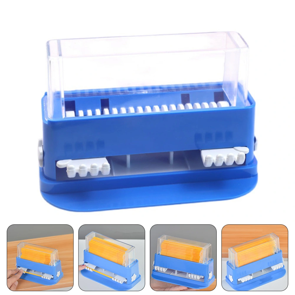 1Pc Press Cotton Swab Storage Box Grafting Eyelash Cleaning Swab Storage Box