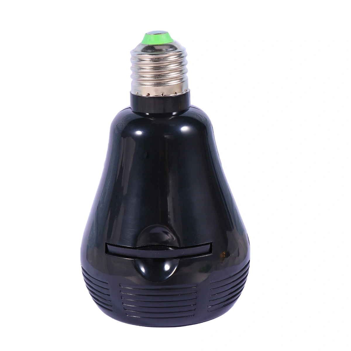 1Pc Durable E27 Stage Lamp Pumpkin Pattern Halloween Logo LED Projector Lamp Mini Plug-in Bulb Holiday Decoration for Landscape Garden Party (Black)
