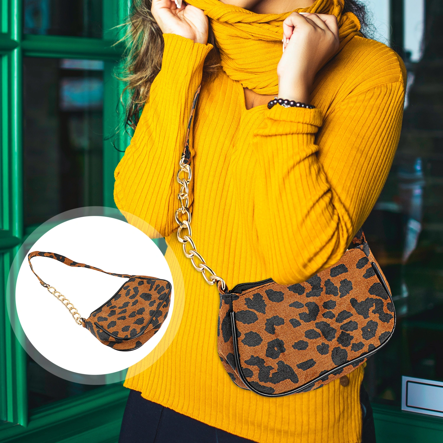 Exquisite Crossbody Bag Elegant Shoulder Bag Stylish Messenger Bag Fashion Handbag for Women Girls