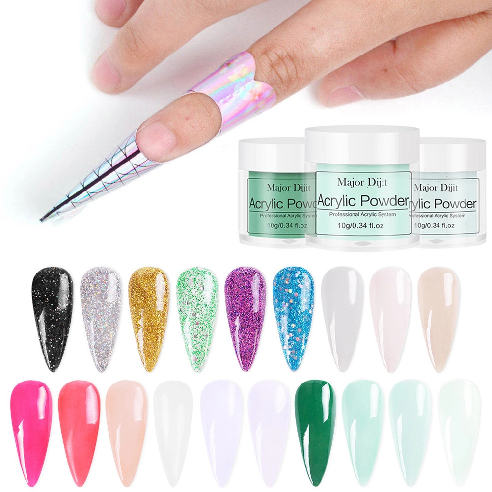 1 Set Acrylic Powder and Liquid Set Professional Nail Art Crystal Powder Kit