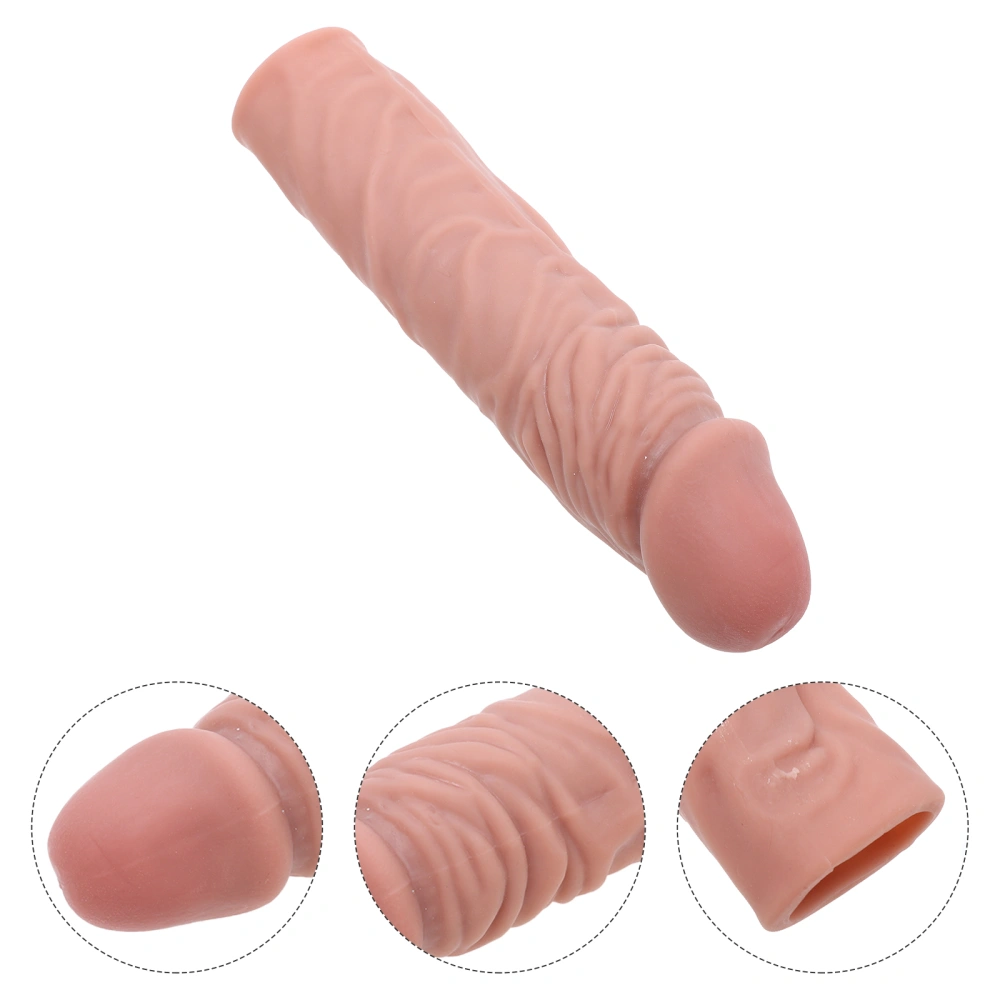 1pc Realistic Male Penis Cover Penis Extender Sleeve Sexual Plaything for Men