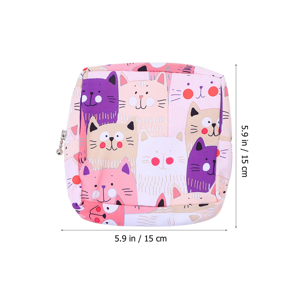 2Pcs Travel Period Bags Portable Sanitary Napkin Bags Multifunctional Storage Bags