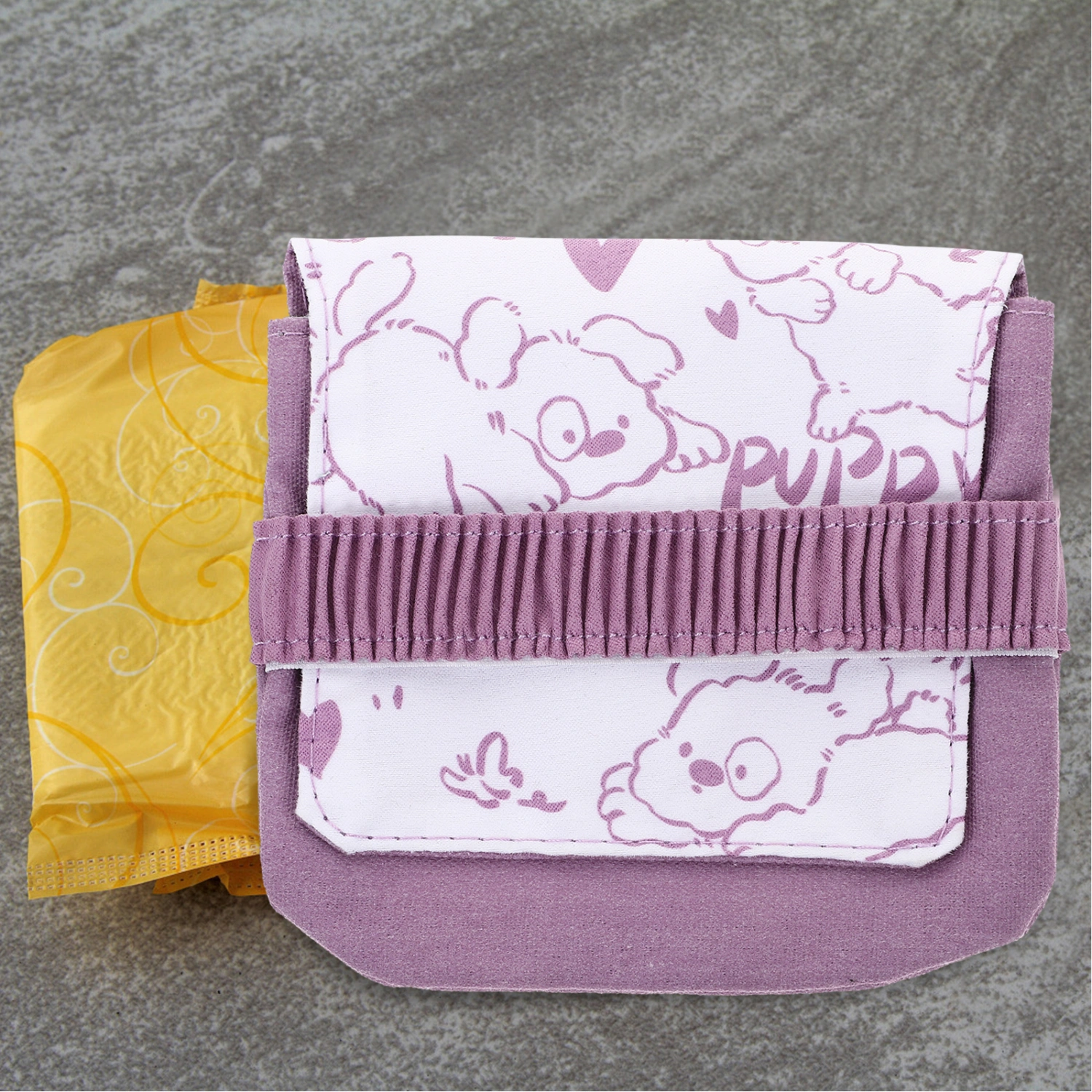 Sanitary Pad Storage Bag Feminine Product Pouch Tampon Holder Period Bag for Teen Girls And Women