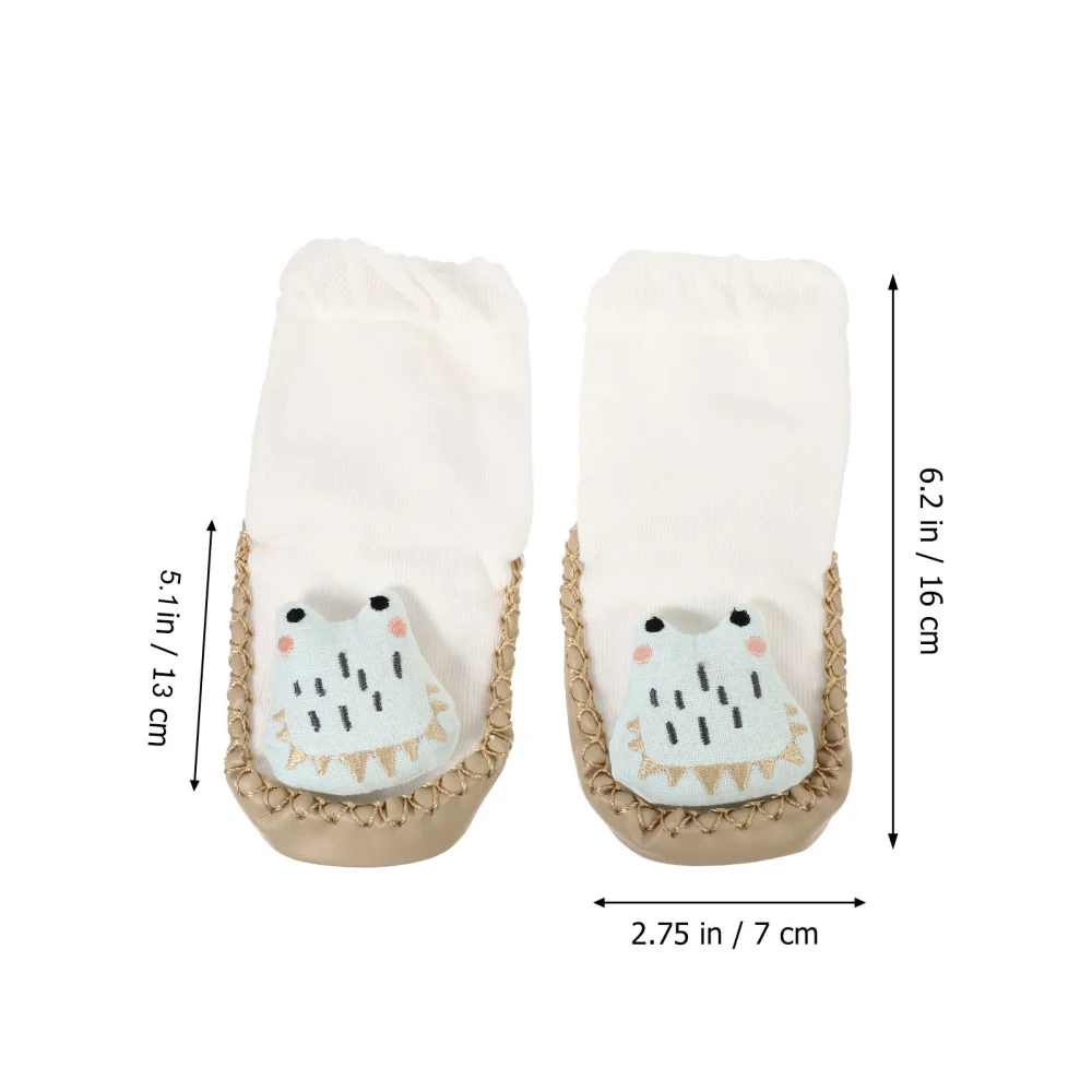 1 Pair Children's Floor Socks Adorable Baby Walking Shoe Non-slip Floor Socks