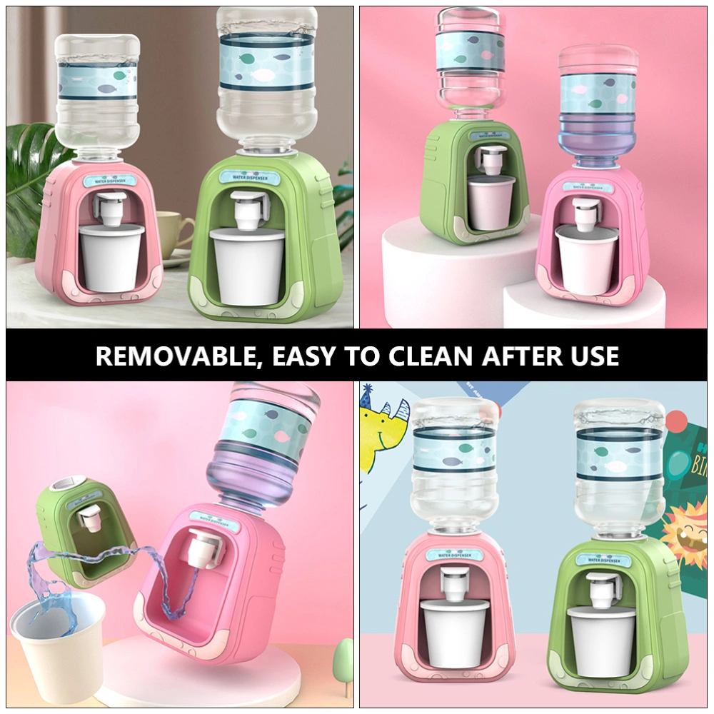 1 Set of Mini Water Dispenser Simulated Water Dispenser Children Mini House Toy