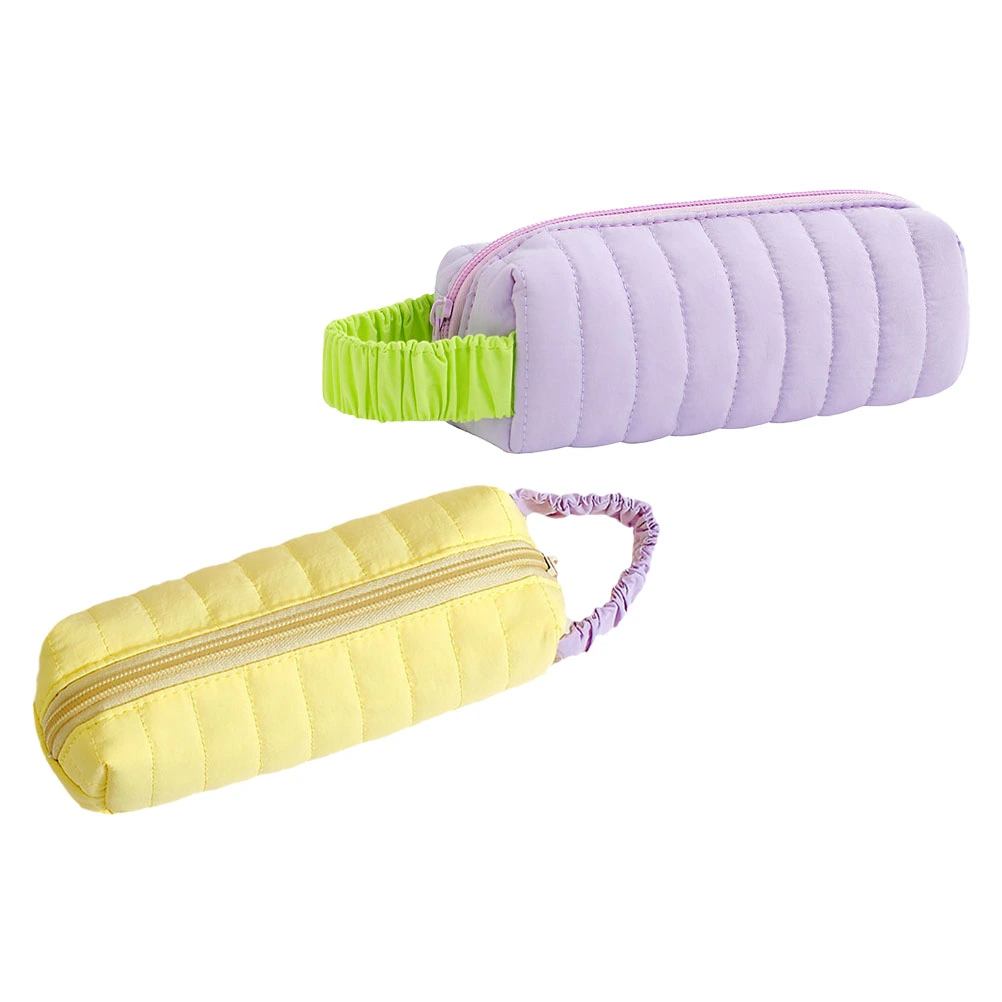 2Pcs Household Makeup Bags Multi-function Pencil Pouches Convenient Pen Storage Bags