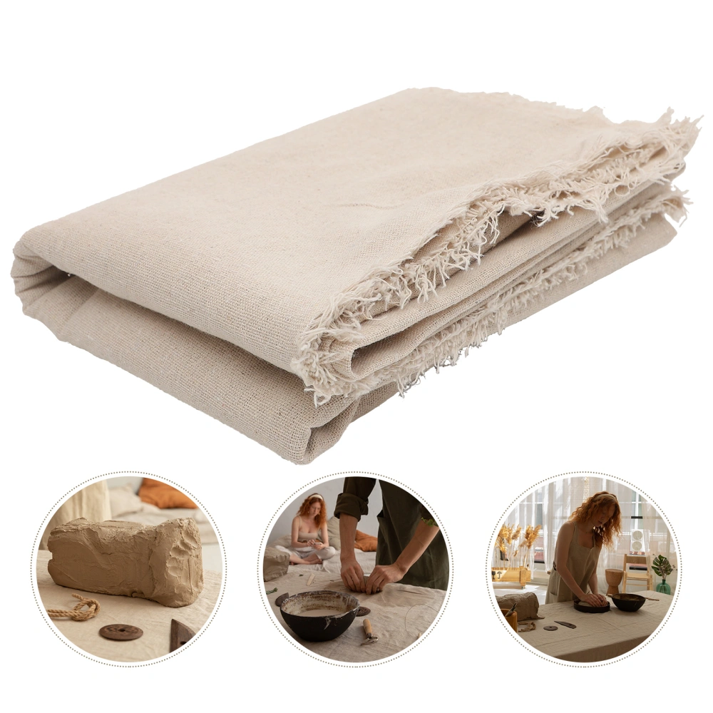 Decorative Linen Table Cloth Plain Cloth Pad Multi-function Table Mat Linen Placemat for Kitchen