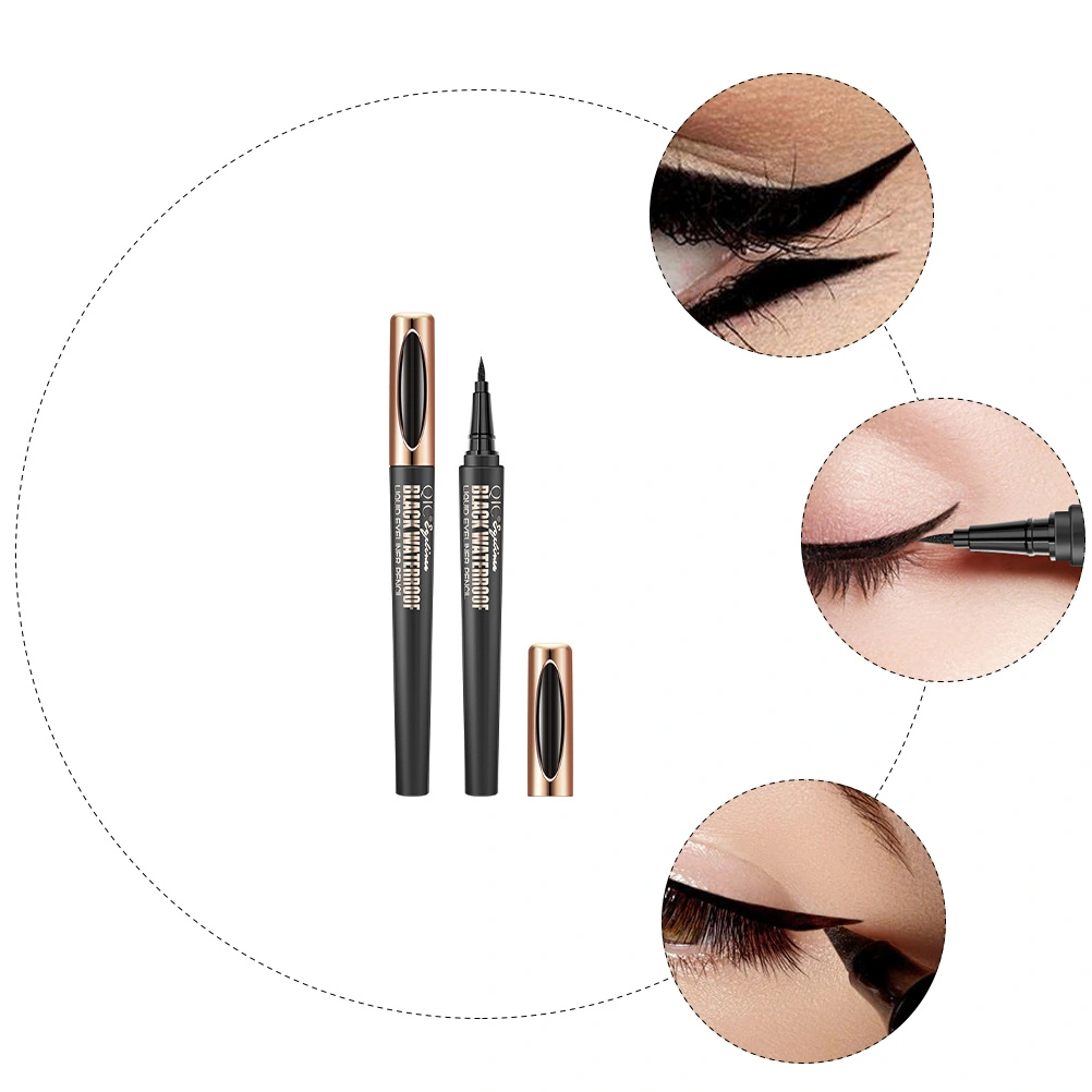 2Pcs Makeup Eye Lining Pens Waterproof Eyeliners Eyeliner Pens Cosmetic Supplies