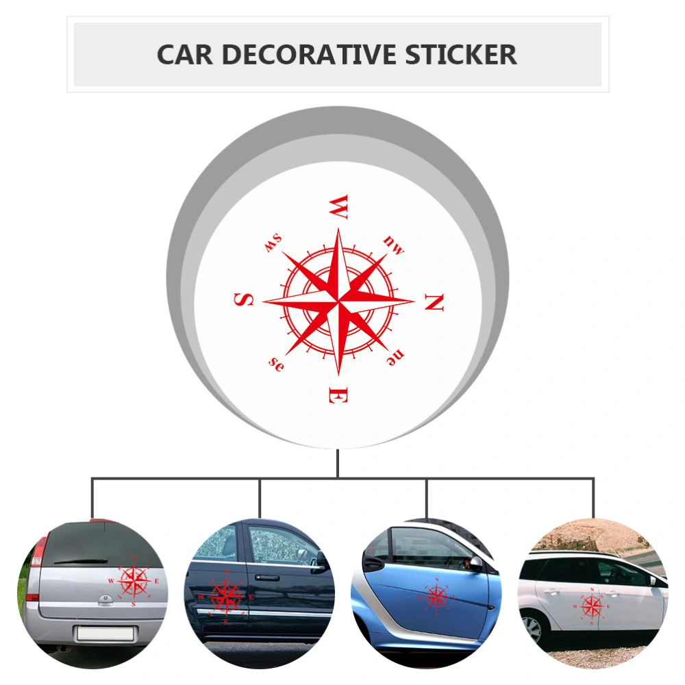 1pc Chic PVC Car Sticker Decorative Car Decal Ornament Unique Car Body Sticker