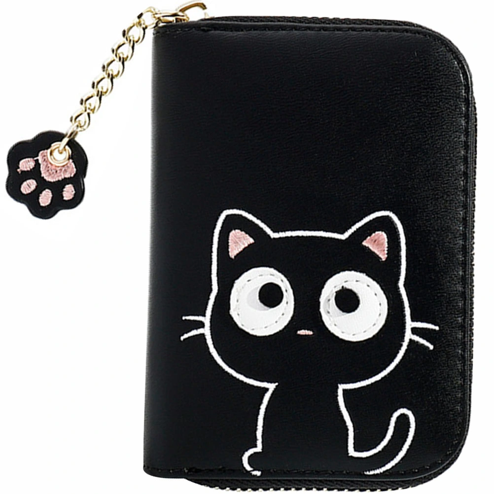 Small Wallet Outdoor Card Holder Identification Card Bag Zipper Design Card Pouch Coin Container