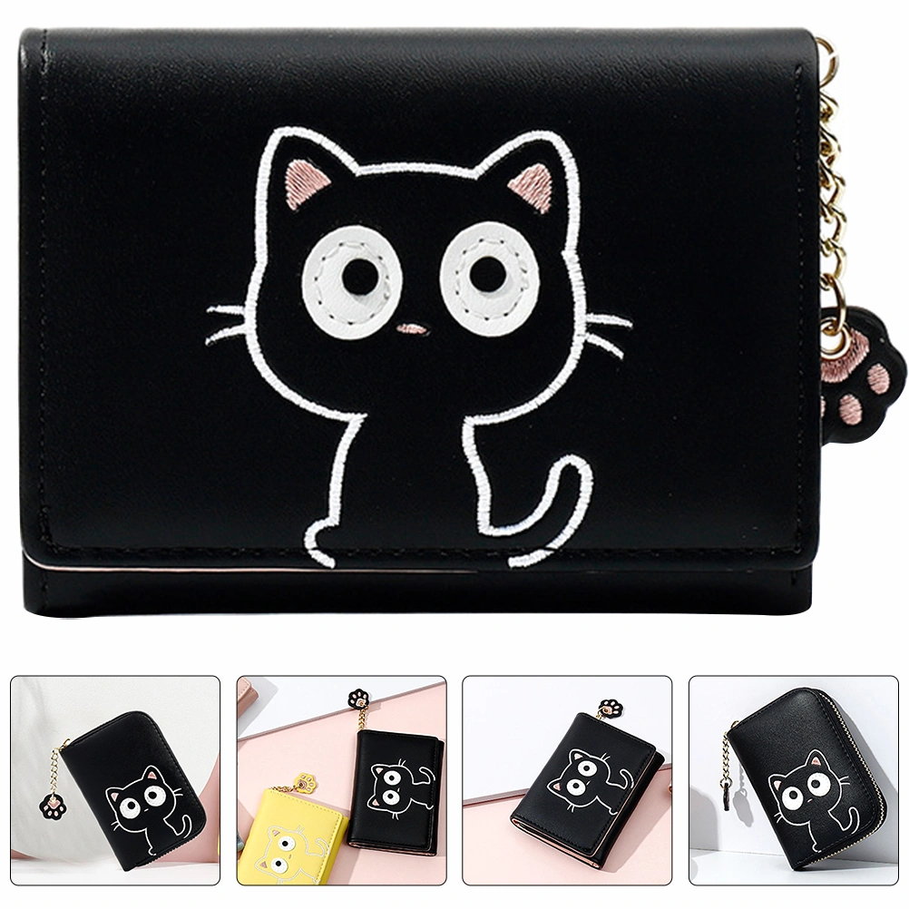 Small Wallet Outdoor Card Holder Identification Card Bag Zipper Design Card Pouch Coin Container