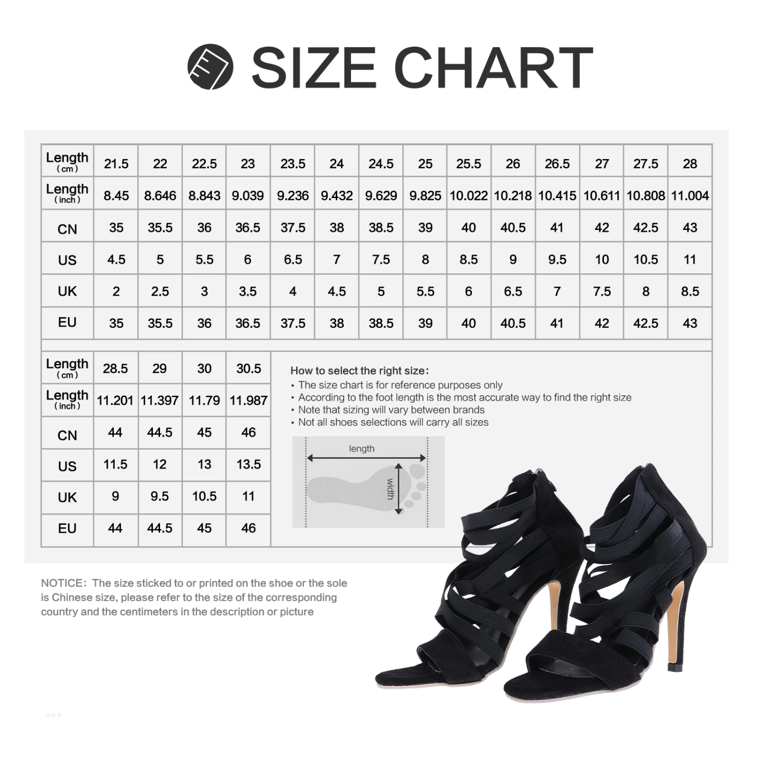 1 Pair Women's Summer Sandals Stiletto Summer Heels Outside Footwear (Black)