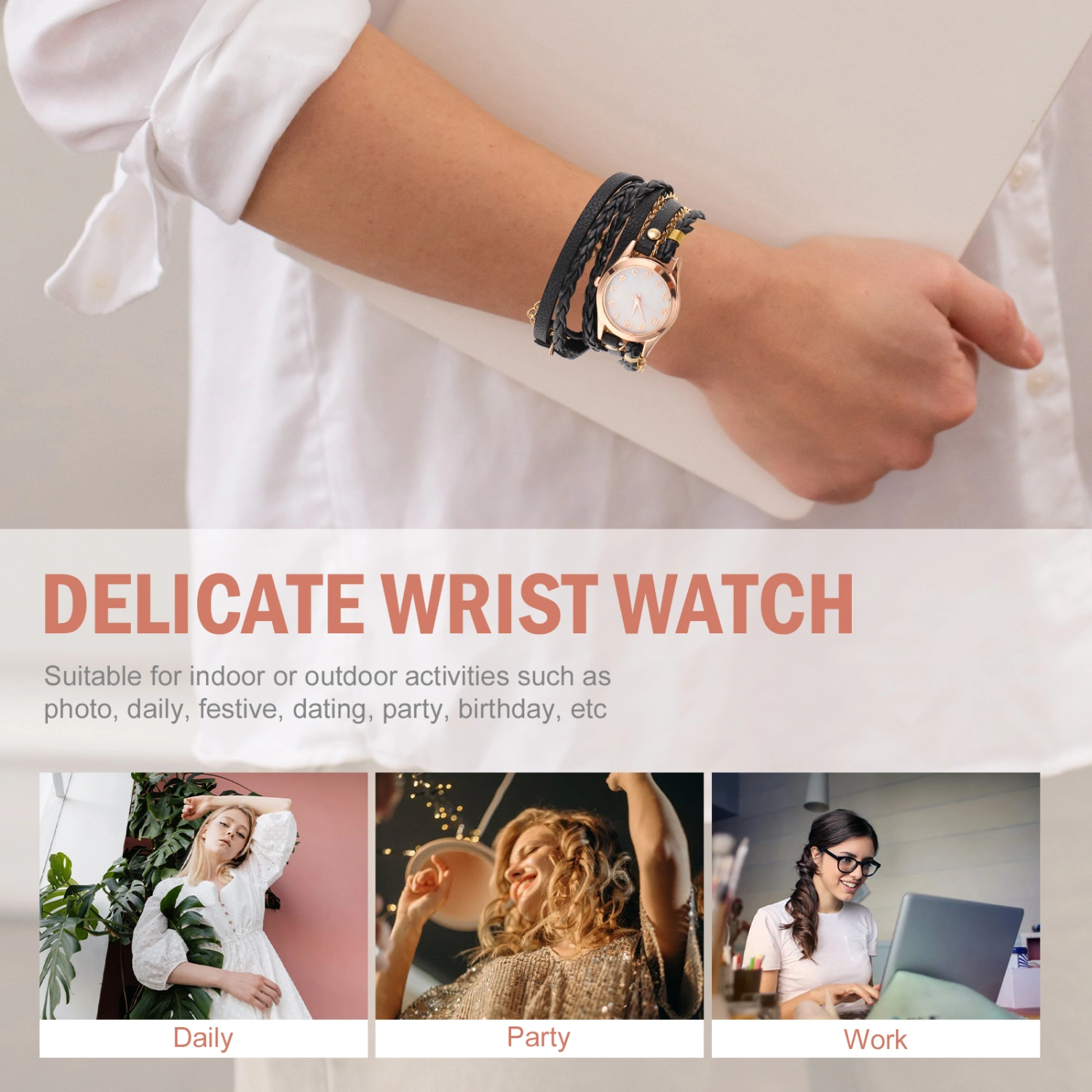 Women Bracelet Watch Delicate Wrist Watch Lady Bracelet Watch Women Festival Gift