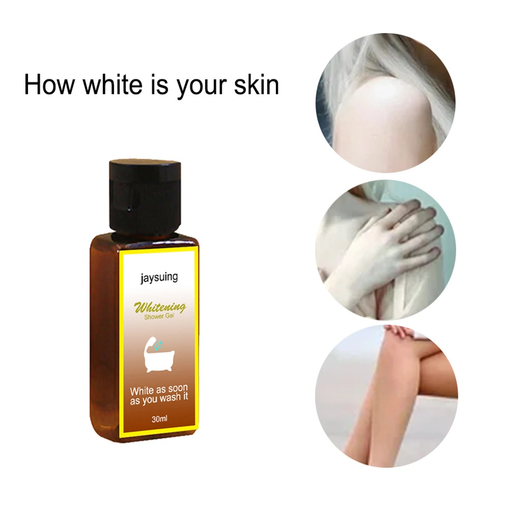 2PCS 30ML Volcanic Mud Shower Gel Portable Whitening Shower Gel Deep Cleansing Body Wash Household Exfoliator Bath Cream for Trip Home Use