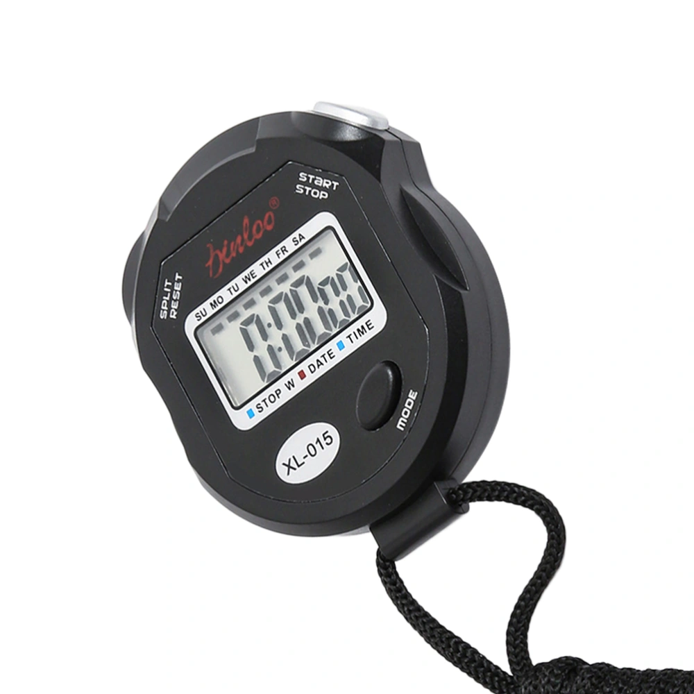 Digital Timer LCD Stopwatch Professional Movement Sports Multi-function Electronic Timer Time Record Device for School Sports Game