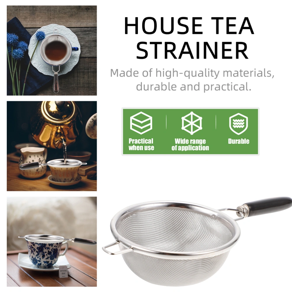 Household Tea Filter Convenient Tea Strainer Ergonomic Mesh Strainer Tea Accessory