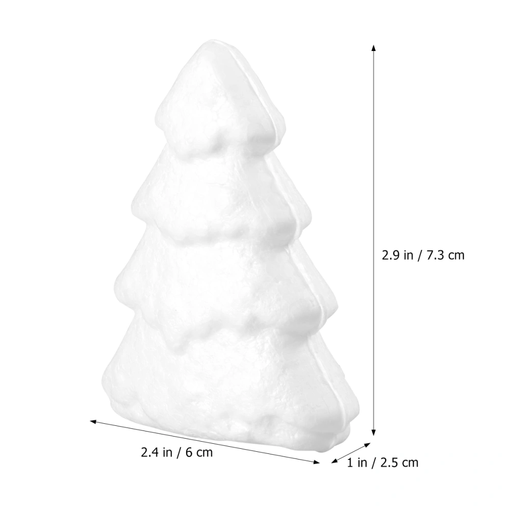 10pcs Christmas DIY Crafts Creative Handmade Xmas Tree Decor DIY Accessories Christmas Gift for Kids Children (6x7.3x2.5cm)