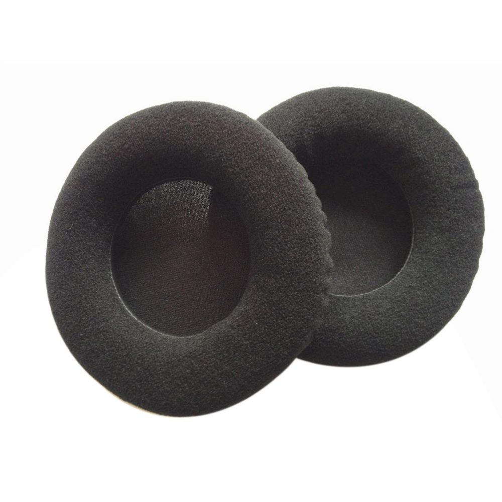 Pair of Ear Pads Replacement Ear Cushions Ear Covers for Sennheiser HD205 HD205II HD215 HD225 Headphone Headset (Black)