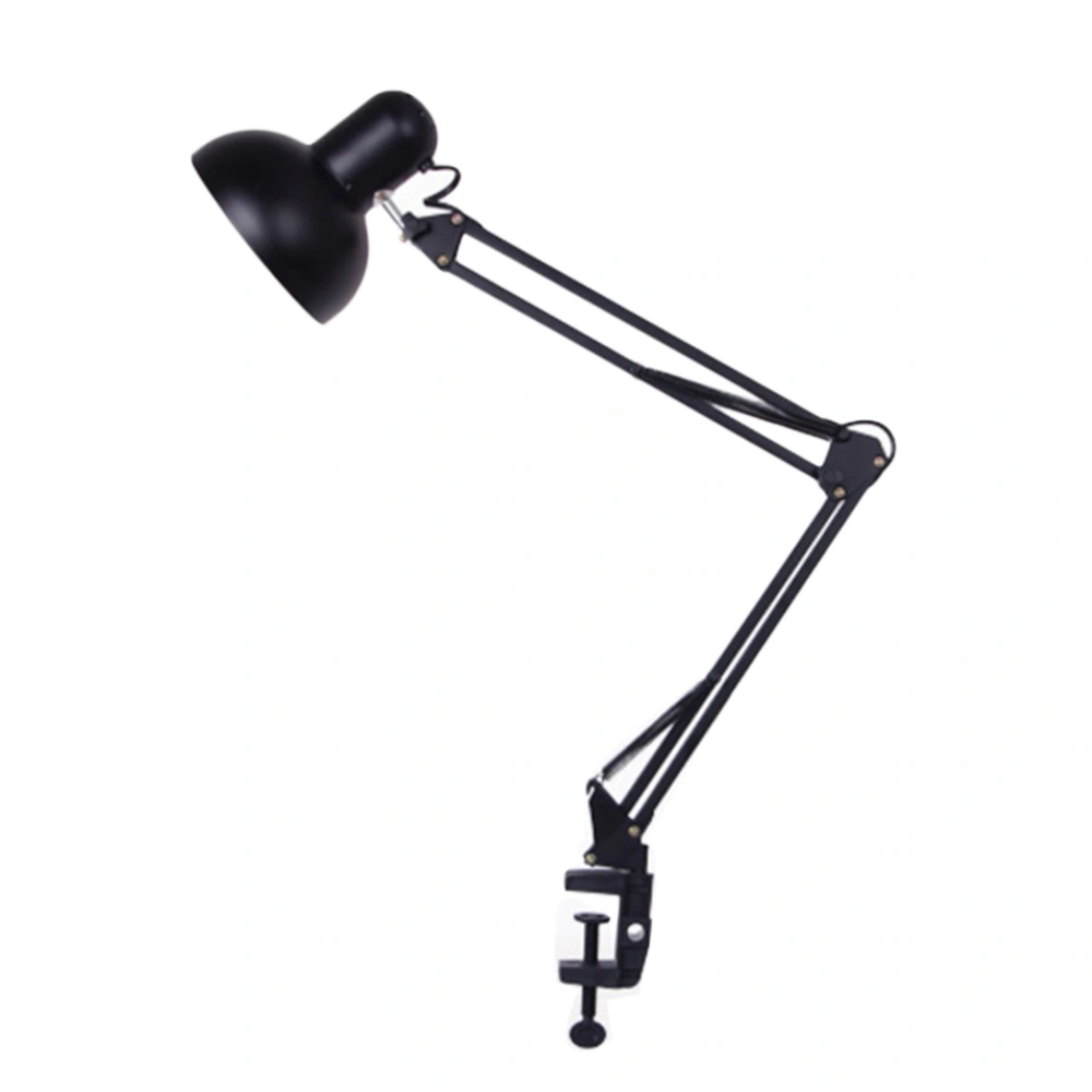 Black Ballast Flexible Swing Arm Clamp Mount Lamp Office Studio Home Table Desk Light (Without Blub)