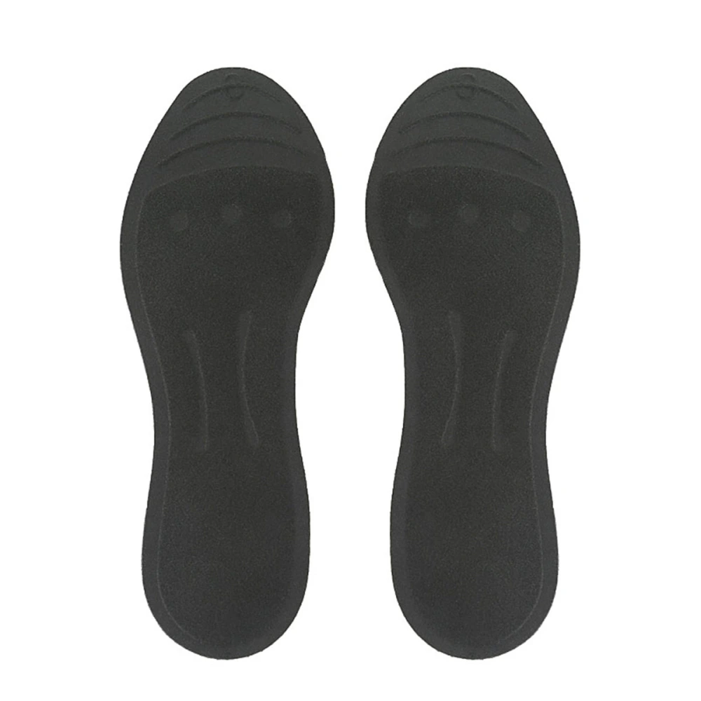 TPU Liquid Massaging Orthotic Insoles Shoe Inserts Glycerin Filled Insert Absorbs Therapeutic Foot Massage for Plantar Fasciitis Flat Feet (Black) - Size