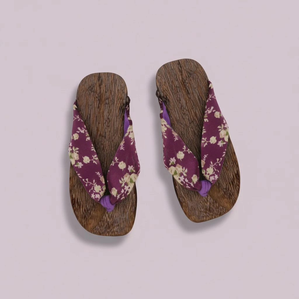 1Pair Japanese Style Clogs Slippers Delicate Summer Sandals Chic Women Shoes