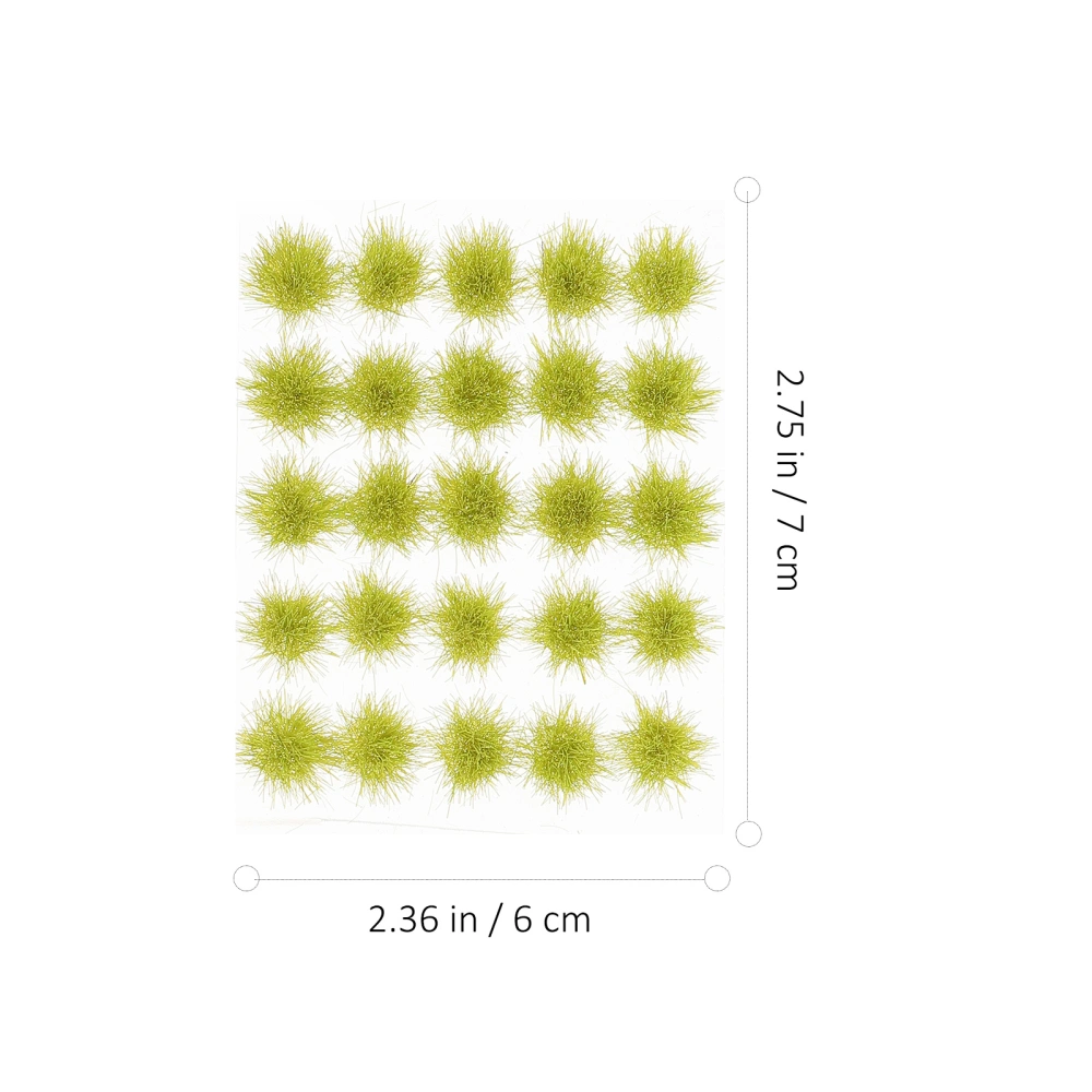 1 Box Simulation Grass Cluster Decor Sand Table Decorative Grass Cluster