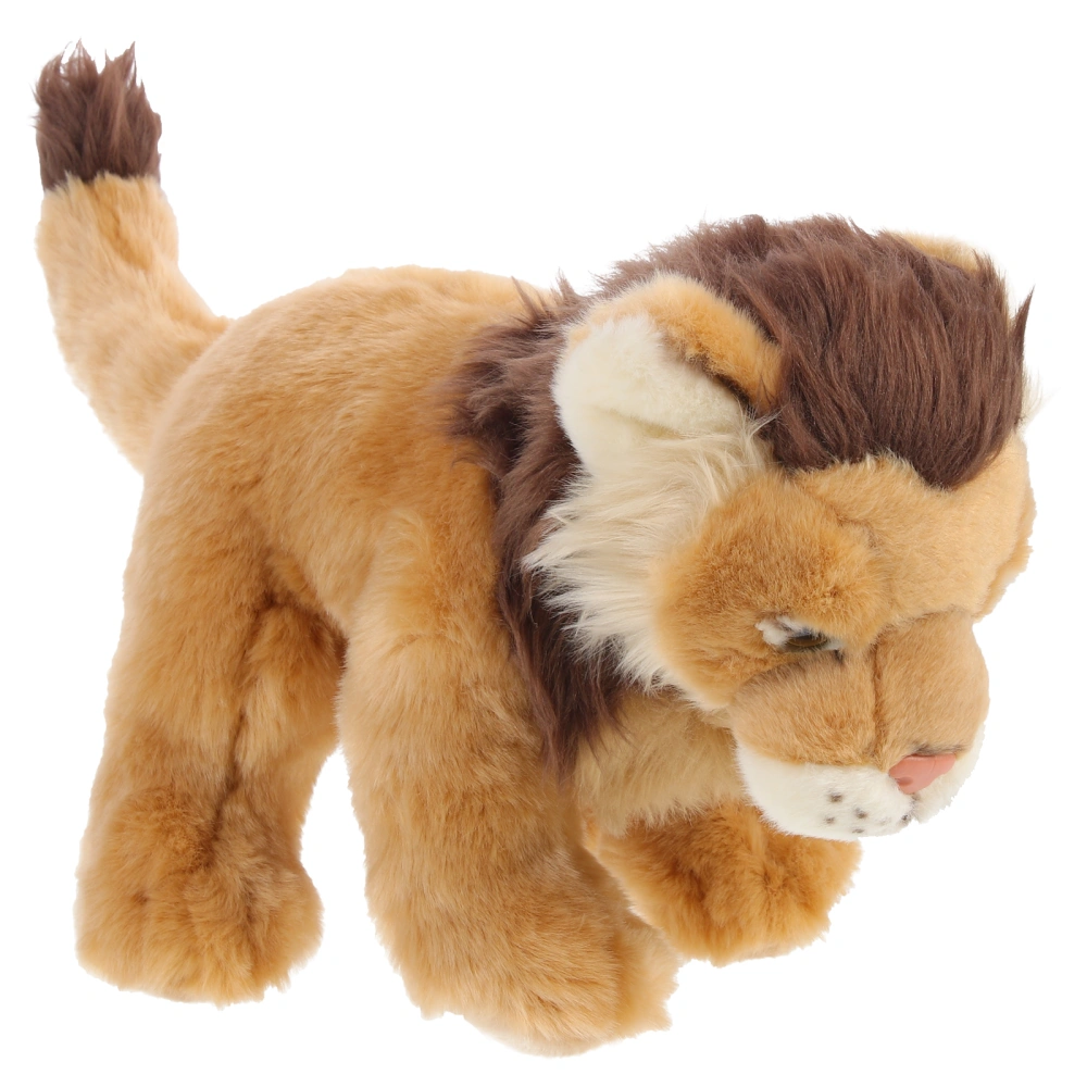 Plush Lion Doll Plush Animal Plaything Simulation Lion Doll Baby Stuffed Toy