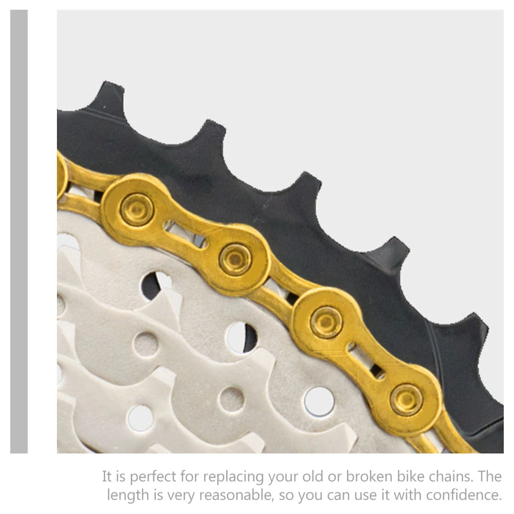 Mountain Bike Chain Professional Bike Chain Carbon Steel Cycling Chain Replacement Bike Supply