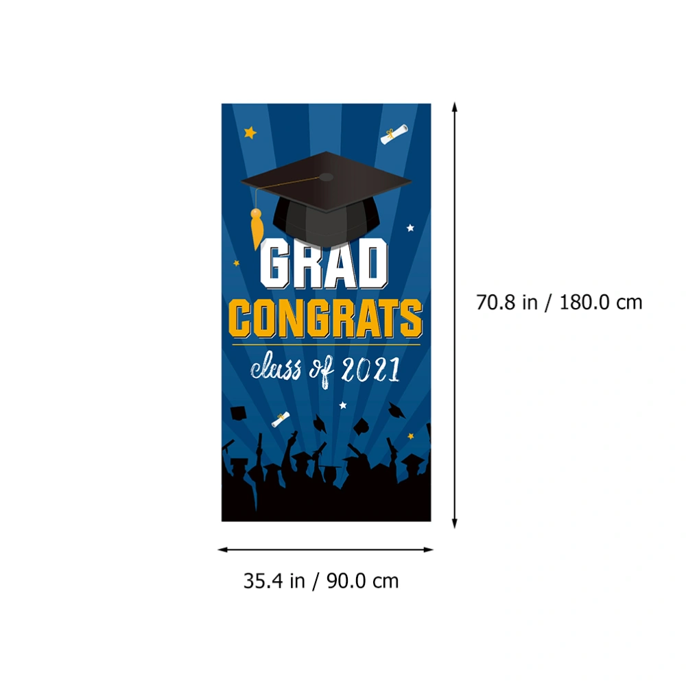 1pc Graduation Season Banner Background Banner Graduation Party Decoration