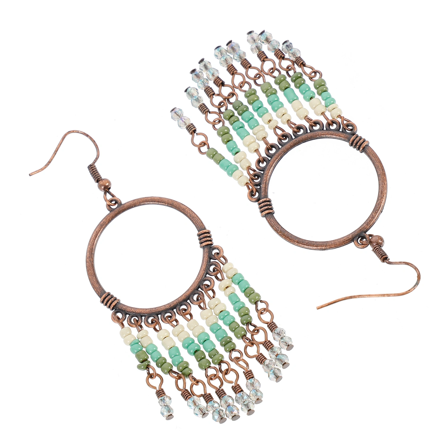 1 Pair Delicate Bohemian Drop Earrings Ethnic Drop Earrings Women Earrings