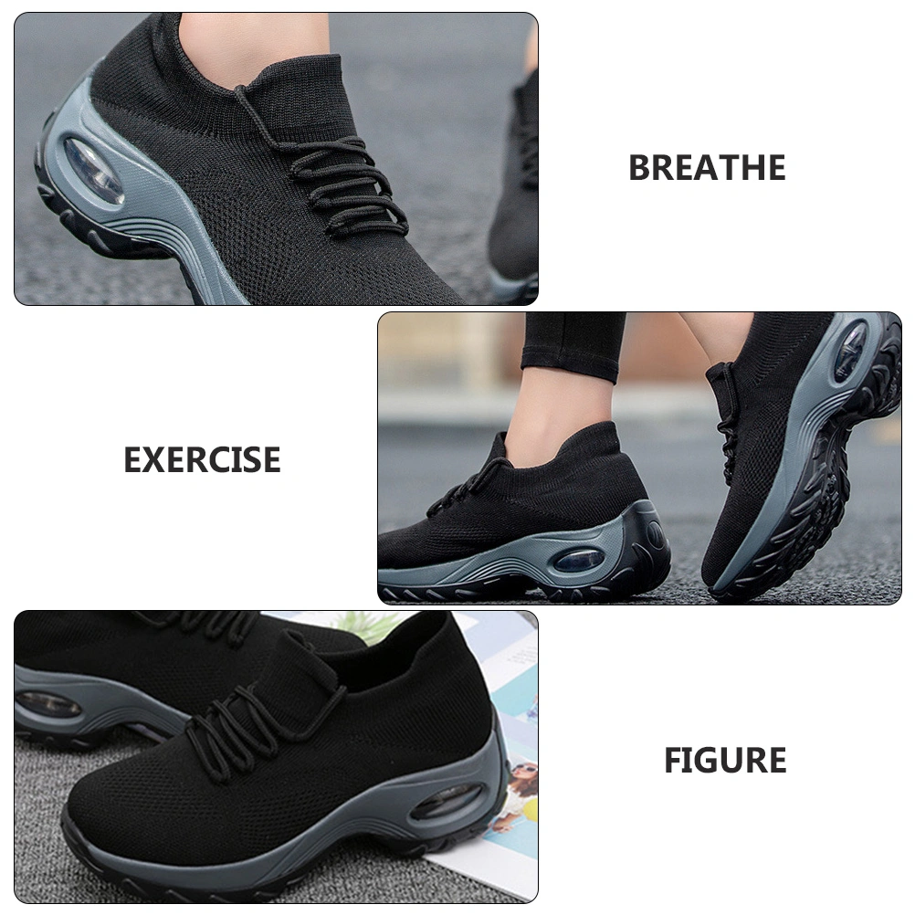 1 Pair Thick Sole Shoes Unique Shoes Practical Shoes Women Sneakers