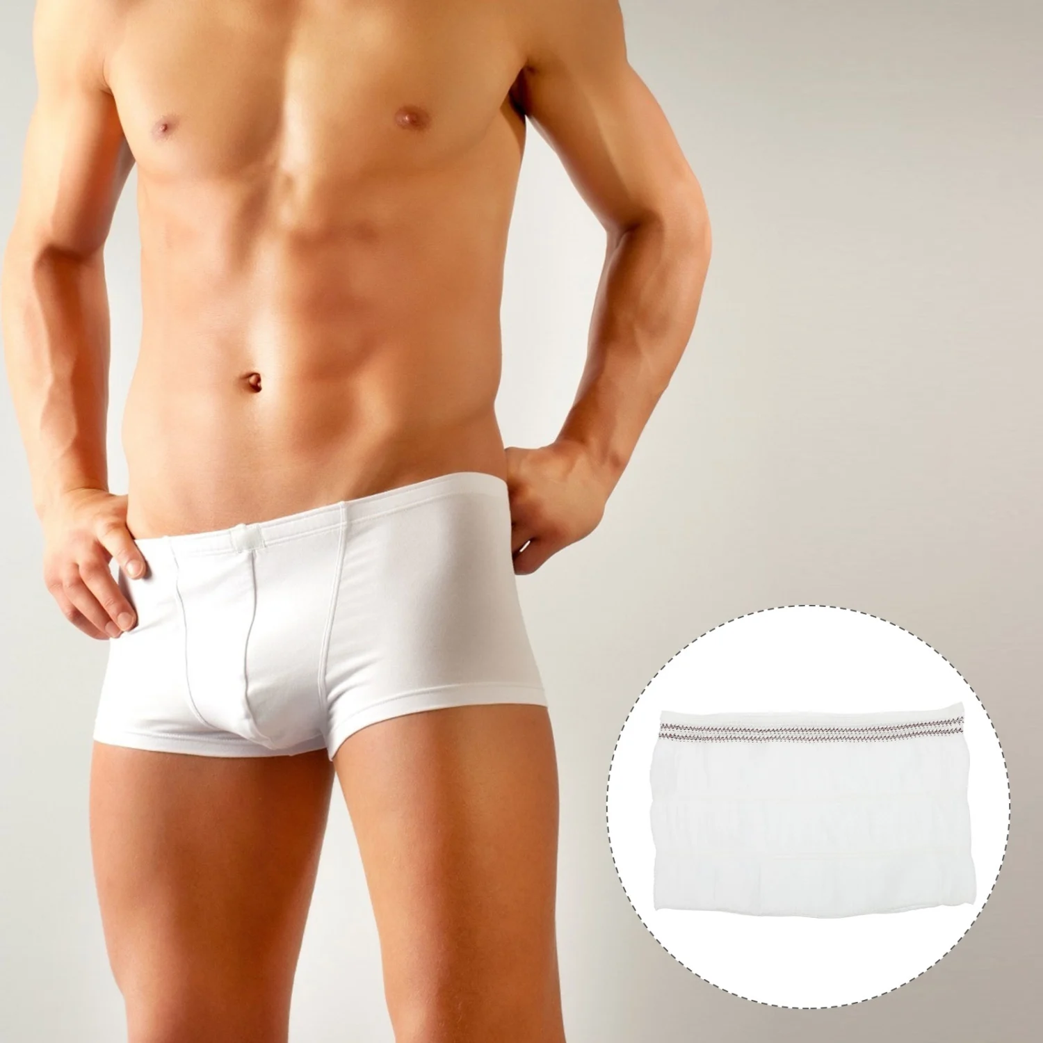 10Pc Reusable Adult Diapers Washable Adult Nappies Women Diapers (White)