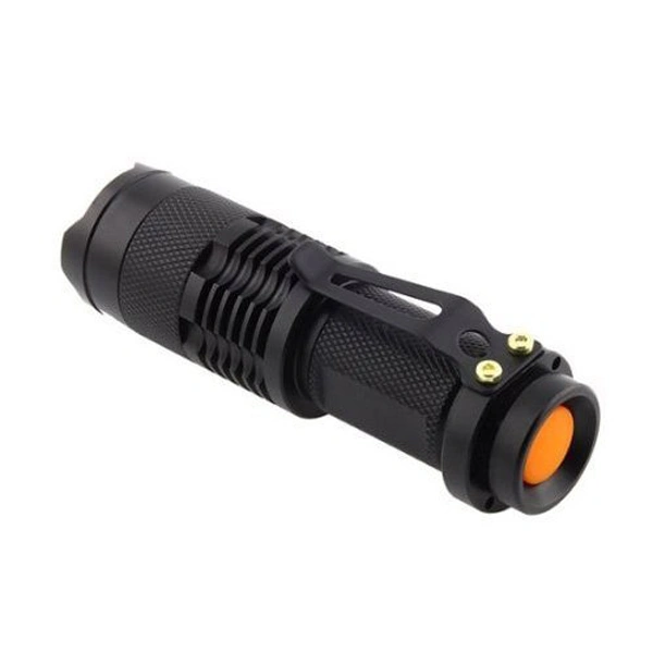 G3  Q5 3-Mode 400-Lumens Zoomable Waterproof LED Flashlight Torch (Black)