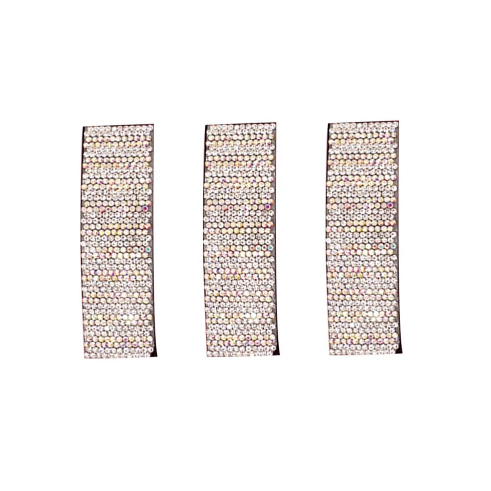 3pcs Rhinestone Hair Clips Fashion Temperament Hair Barrettes Hair for Women Girls