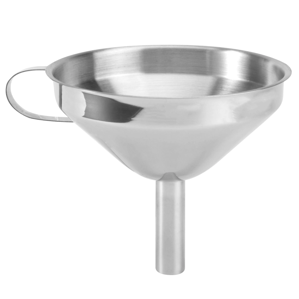 12CM Stainless Steel Kitchen Funnel with Detachable Strainer Filter Flask Funnel for Transferring of Liquid Fluid Dry Ingredients Powder