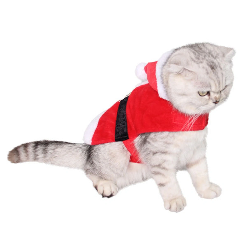 Pet Costume Christmas Santa Claus Suit Pet Jumpsuit for Small Cats and Dogs