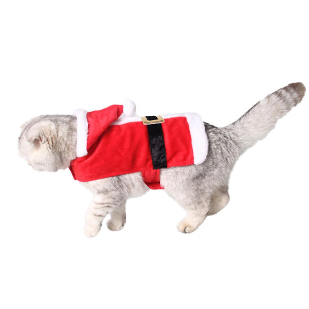 Pet Costume Christmas Santa Claus Suit Pet Jumpsuit for Small Cats and Dogs
