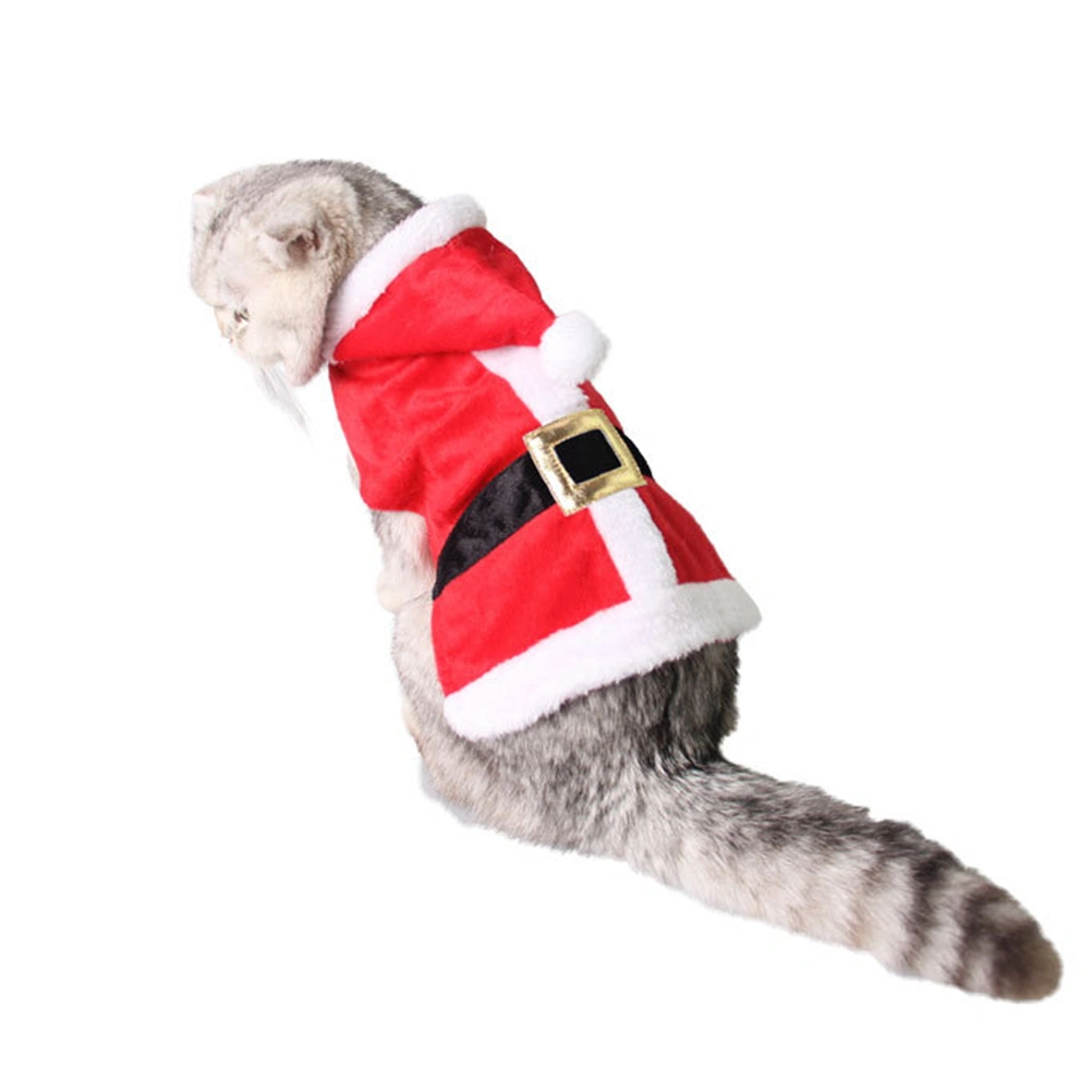 Pet Costume Christmas Santa Claus Suit Pet Jumpsuit for Small Cats and Dogs