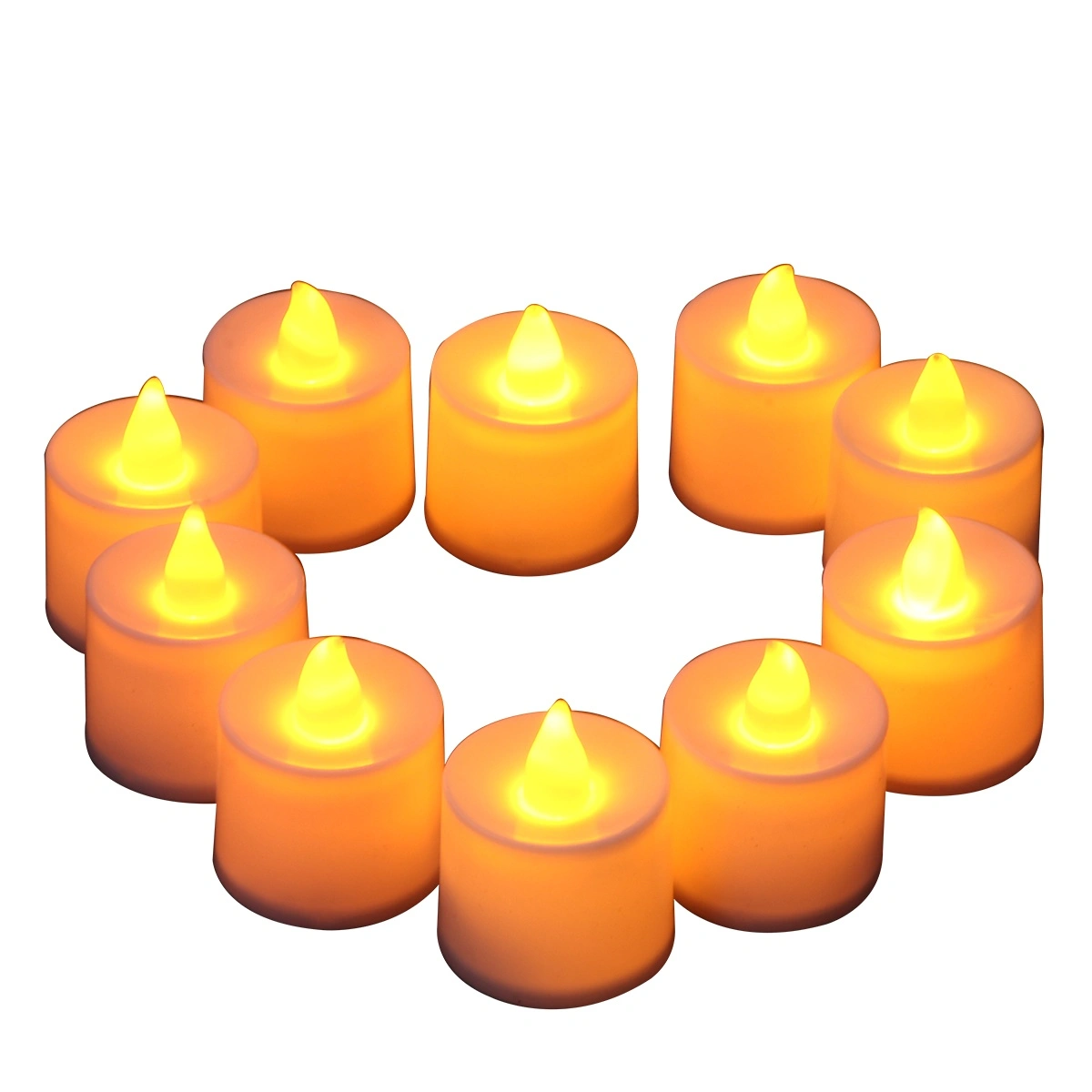 24Pcs LED Electronic Flameless Candle Light Flashing Candle Lamp Wedding Party Festival Decoration