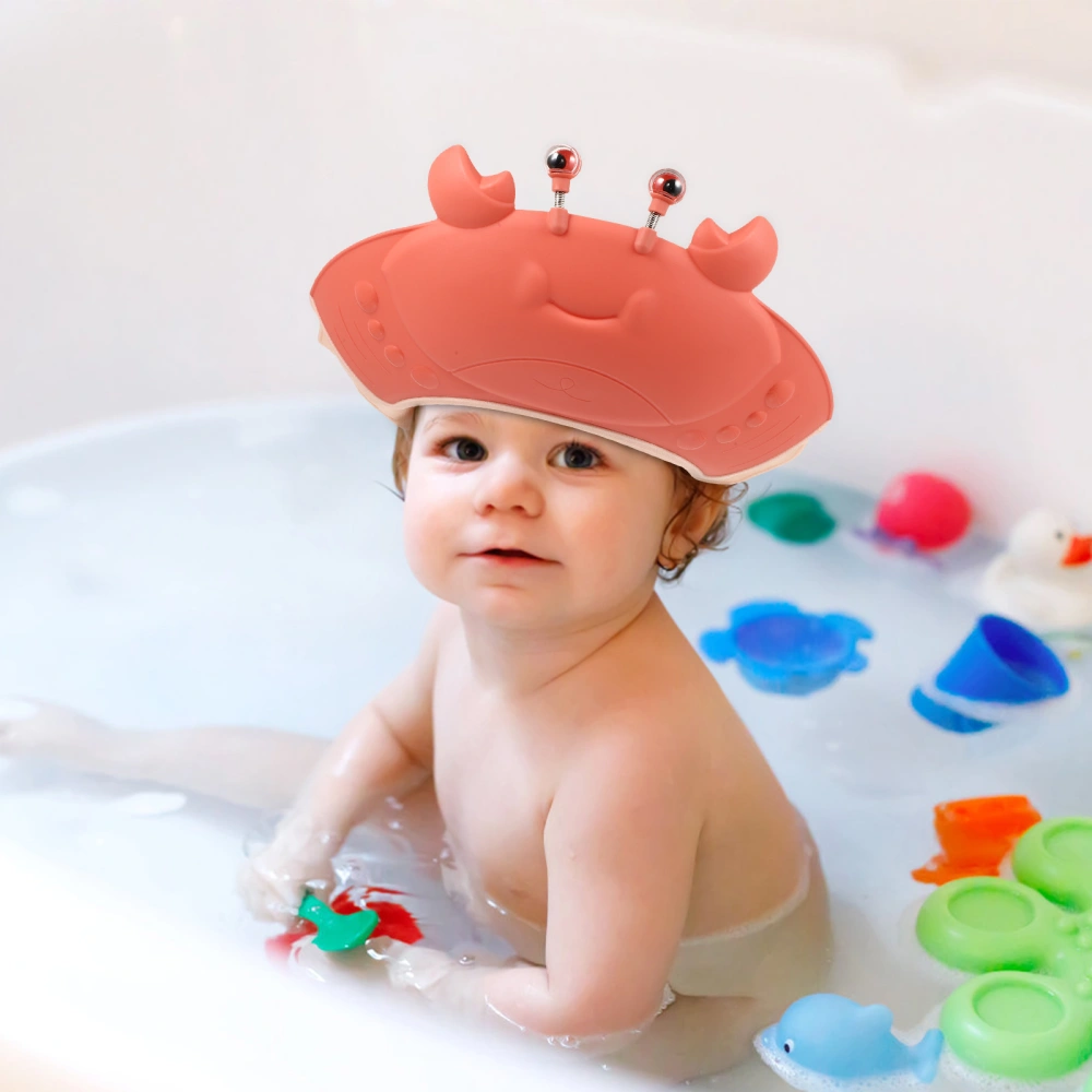 Adjustable Baby Bath Hat Children Wash Head Shower Caps for Kids Baby Toddler