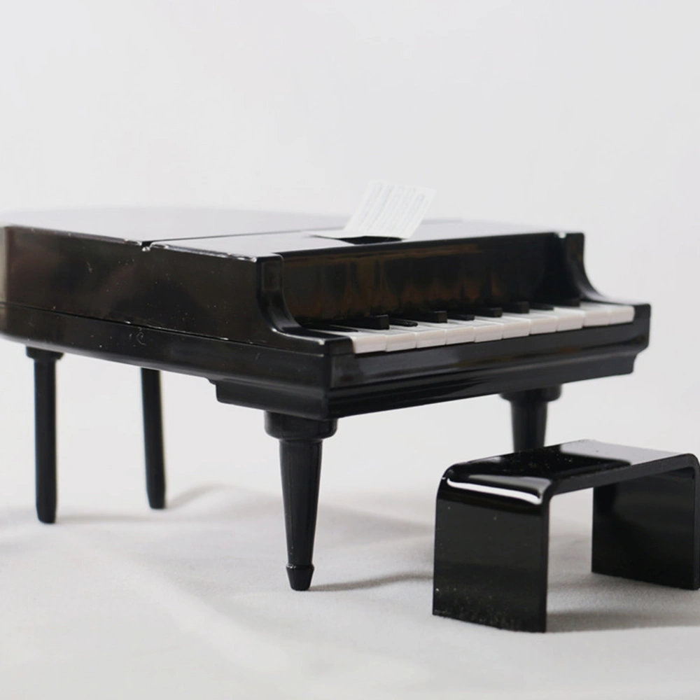 1 Set Dollhouse Piano Furniture Model Miniature Piano Model Mini Plastic Piano