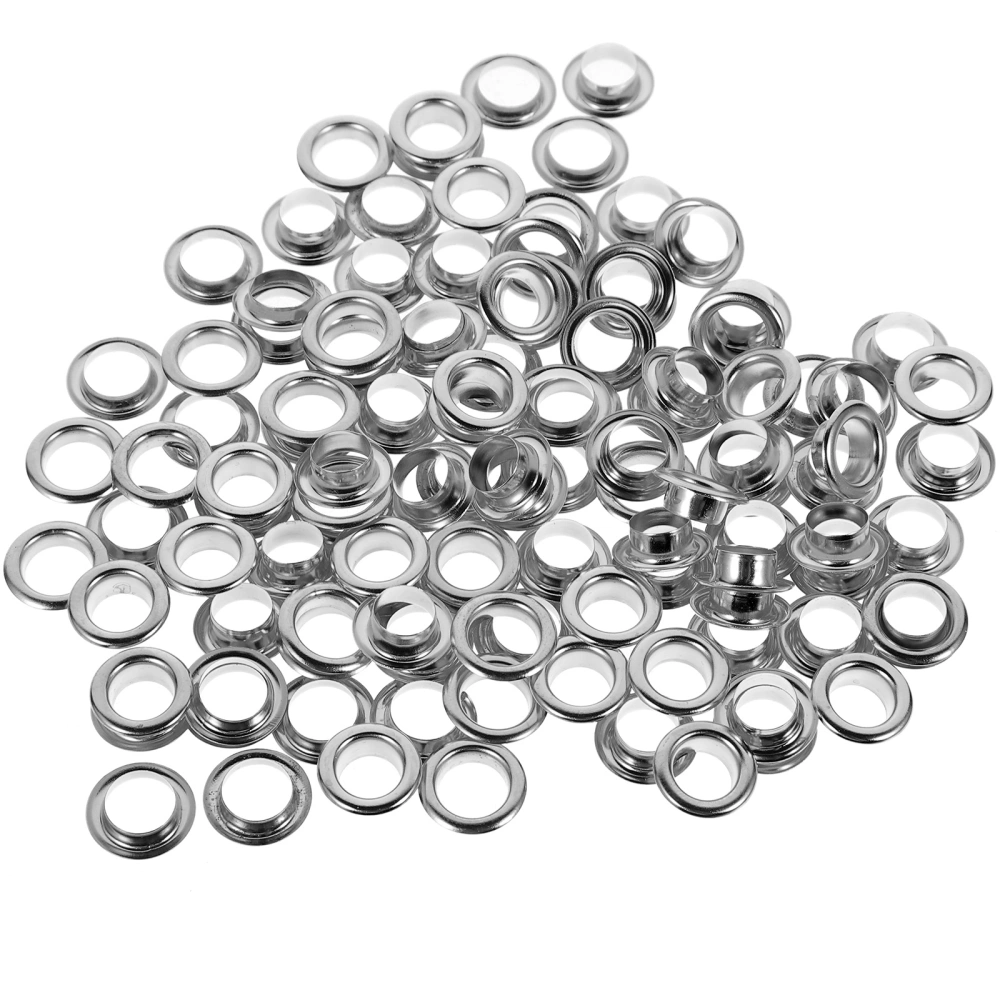 50 Sets Hole Metal Rings Shoe Hole Eyelets Grommet Fabric Eyelets Kit Eyelets Grommets